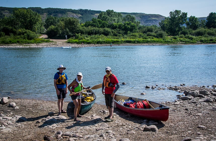 A Weekend Canoe Trip on the Red Deer River