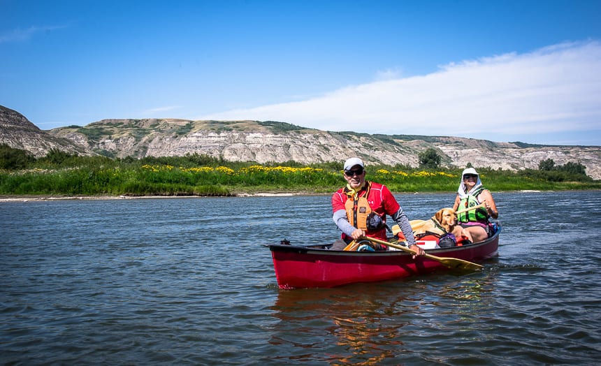 A Weekend Canoe Trip on the Red Deer River