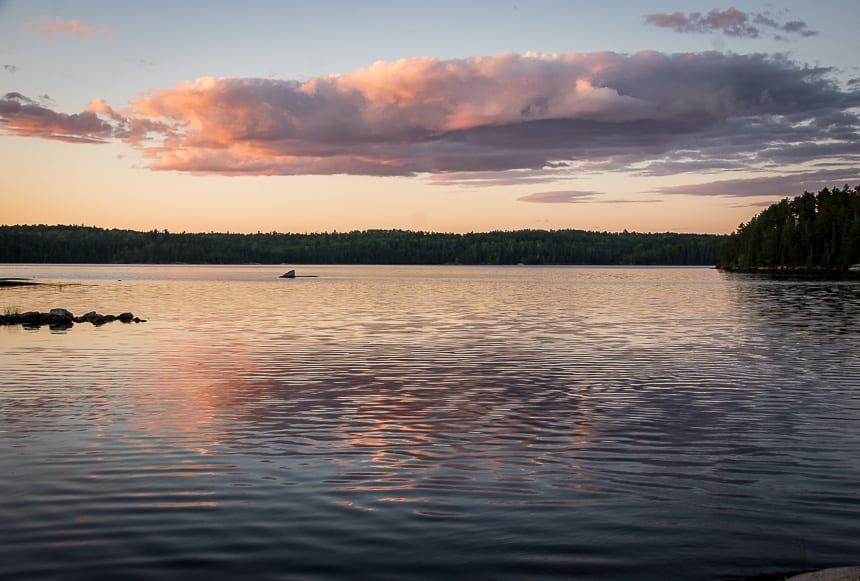  Gorgeous sunset over Jean Lake