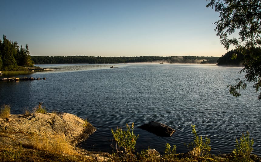  Morning mist on Lonely Lake