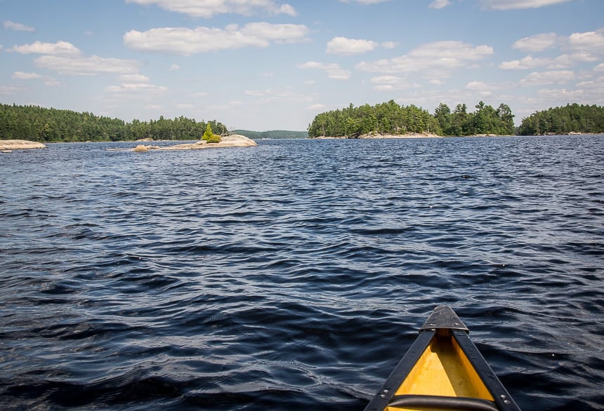 Canoeing on Sturgeon Lake