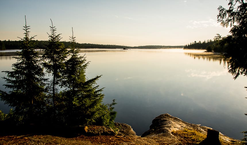 Our day started very peacefully on aptly named Lonely Lake