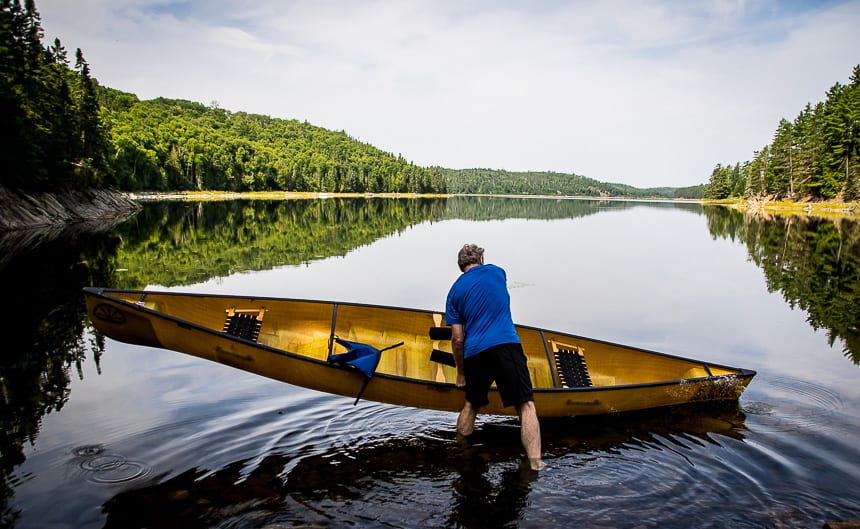  John loved this $4K canoe for its portability on the Quetico canoe trip