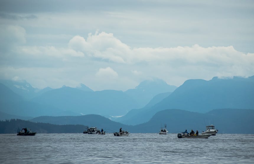The Campbell River salmon fishing experience
