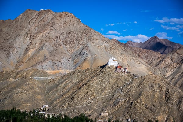 Places to visit in Leh that offer a view of the Namgyl Tsemo Monastery 