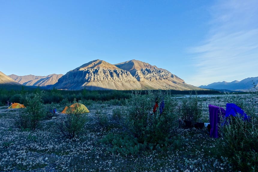 Stunning campsite locations along the river