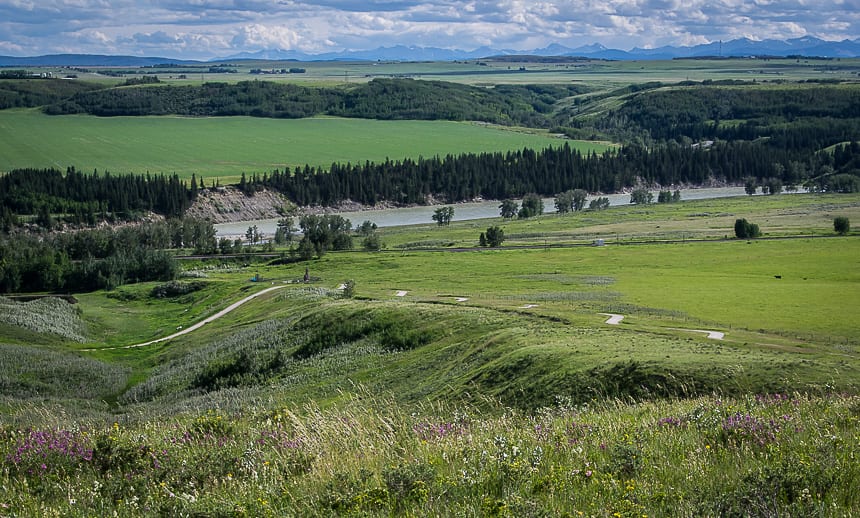 Biking the Glenbow Ranch Section of the Trans-Canada Trail