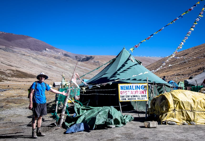 Nimaling is really just a collection of tents that you can rent by the night