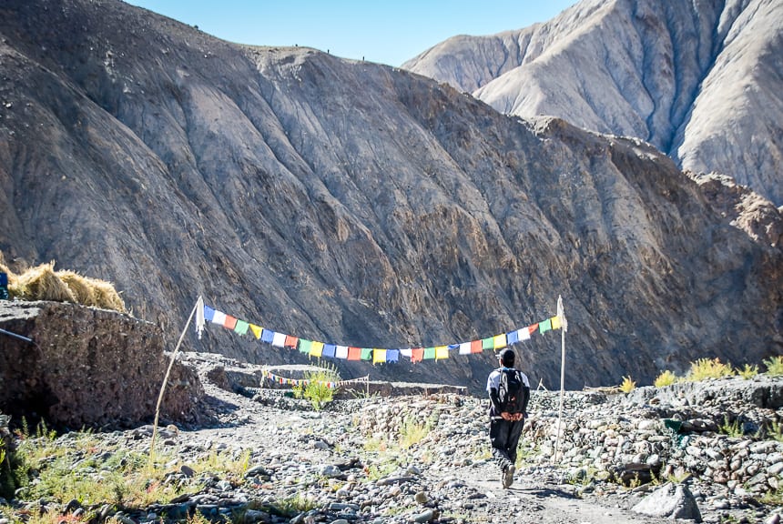 Expect to see a lot of prayer flags