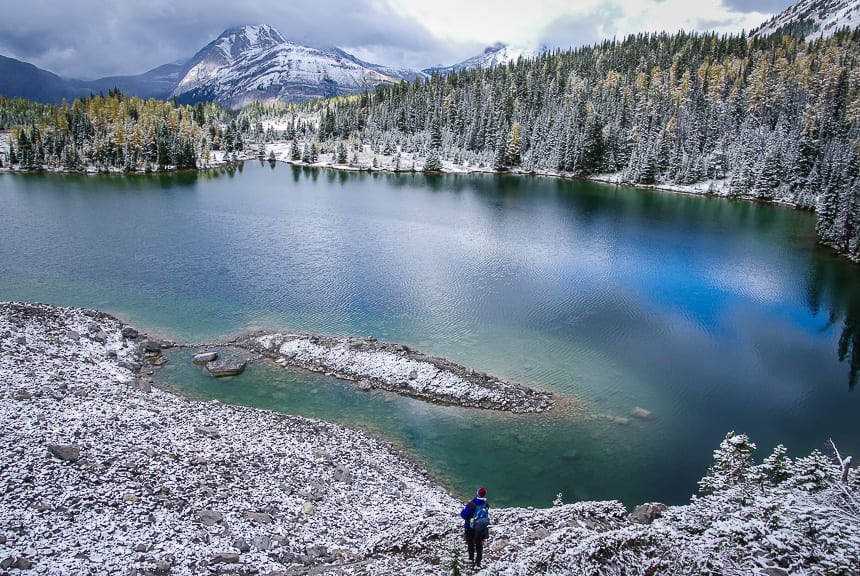 Chester Lake is beautiful in the fall