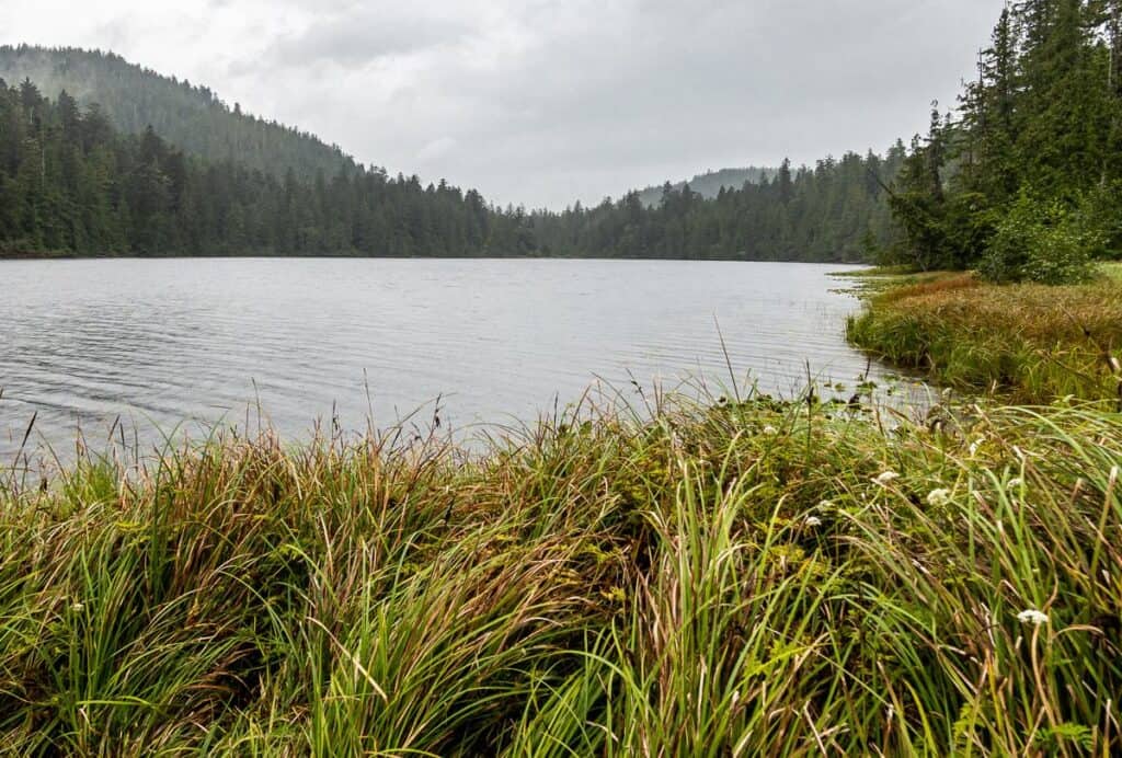 Eric Lake is also a good place to refill water - especially if heading to San Josef Bay for the night!