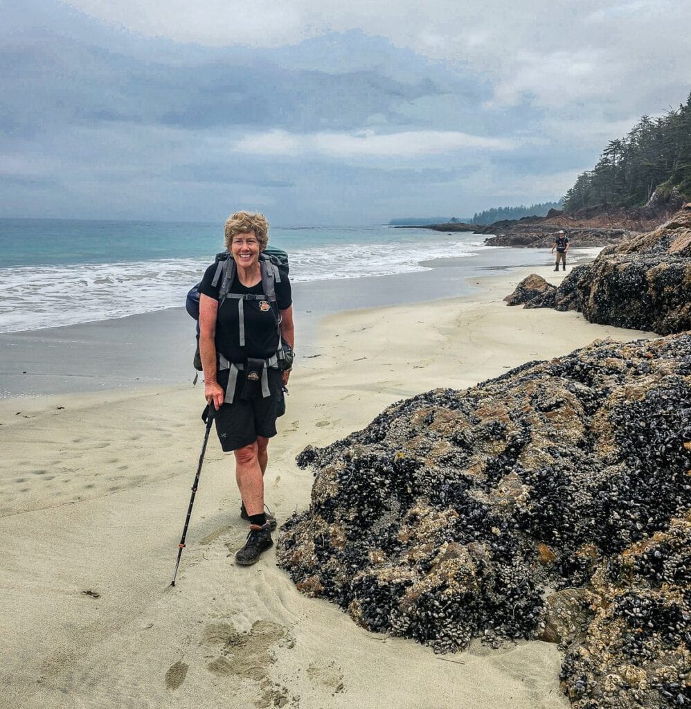 I'll take beach walking over forest walking any day