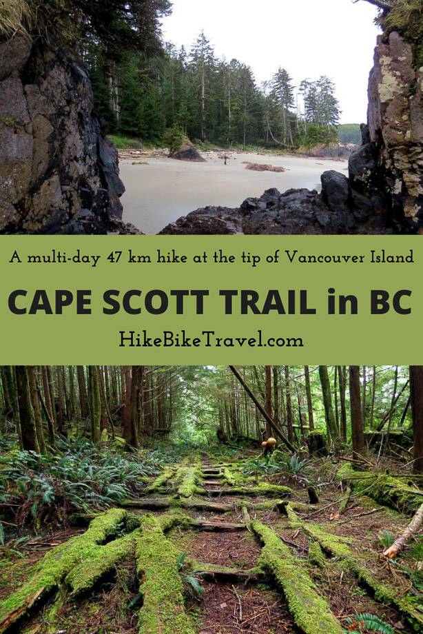 A multi-day hike on the Cape Scott Trail at the northern tip of Vancouver Island