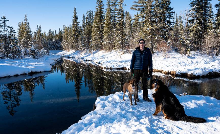 An easy Calgary winter walk in Griffith Woods Park