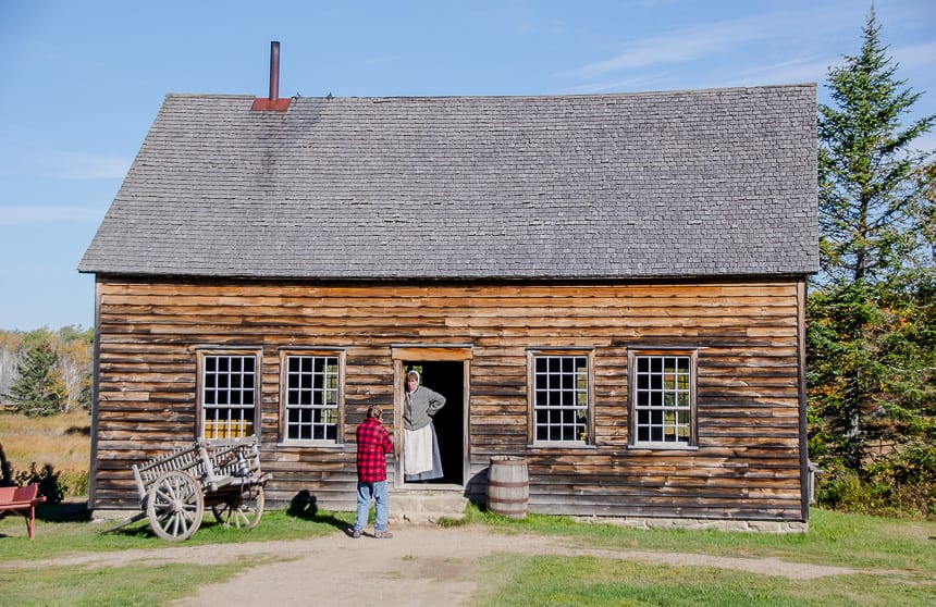 Authentic feel wherever you walk in the Acadian Historical Village