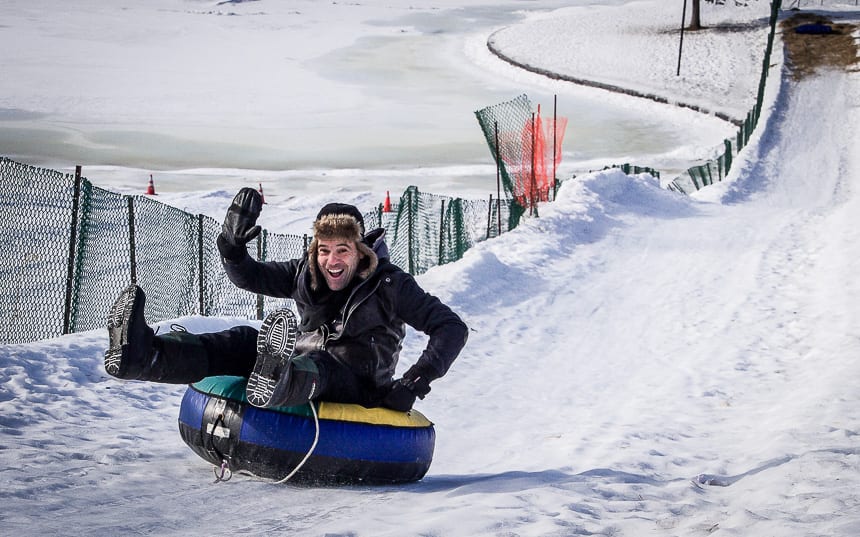 Fabulous things to do in Quebec at Mont Royal including tubing