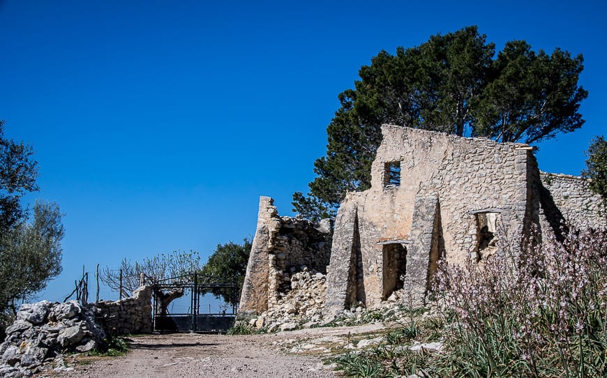 I consider briefly while passing these ruins what it would be like to live here