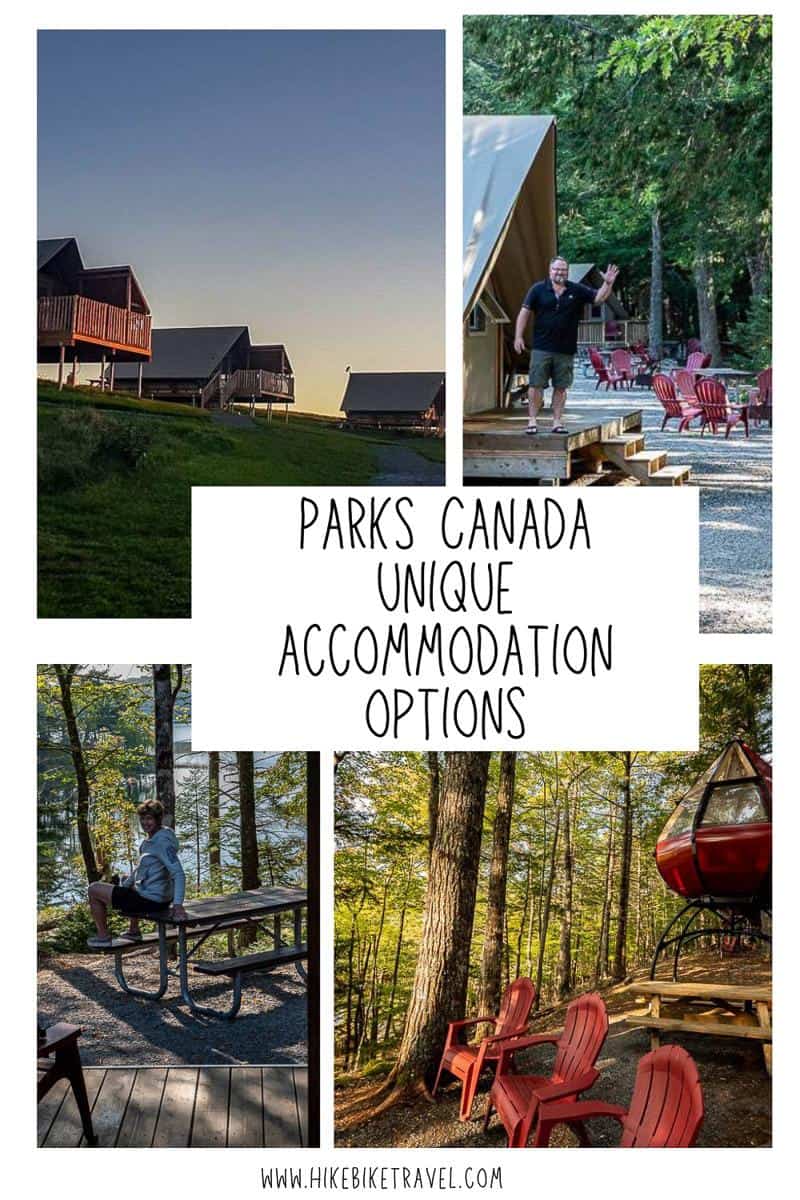 Accommodation options in Canada's national parks