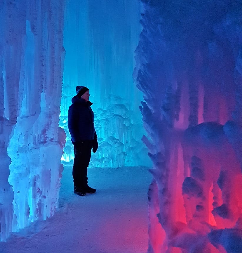 All ages can enjoy a visit to Edmonton's Ice Castle