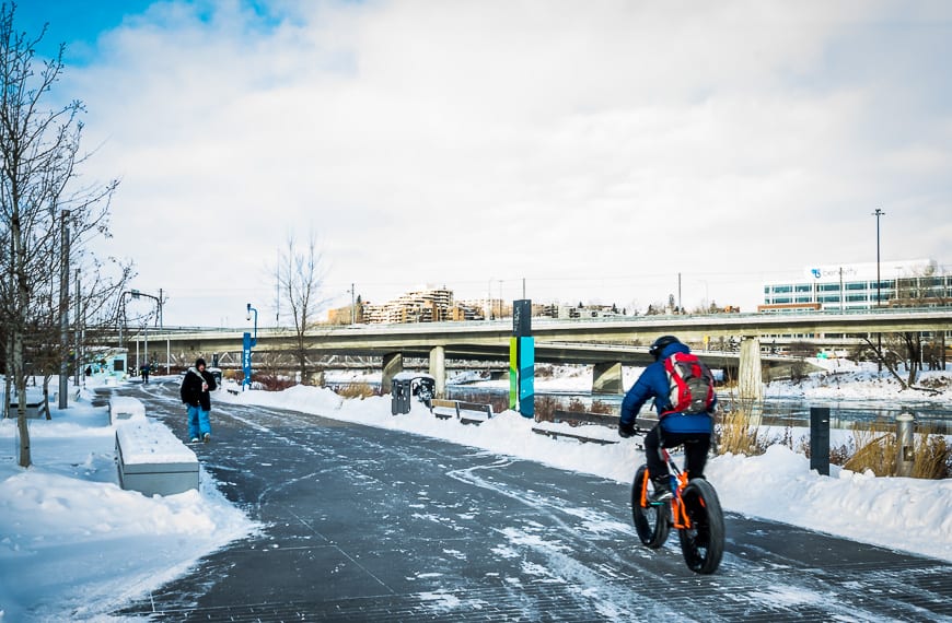 Crazy and Fun: Winter Fat Biking in Calgary