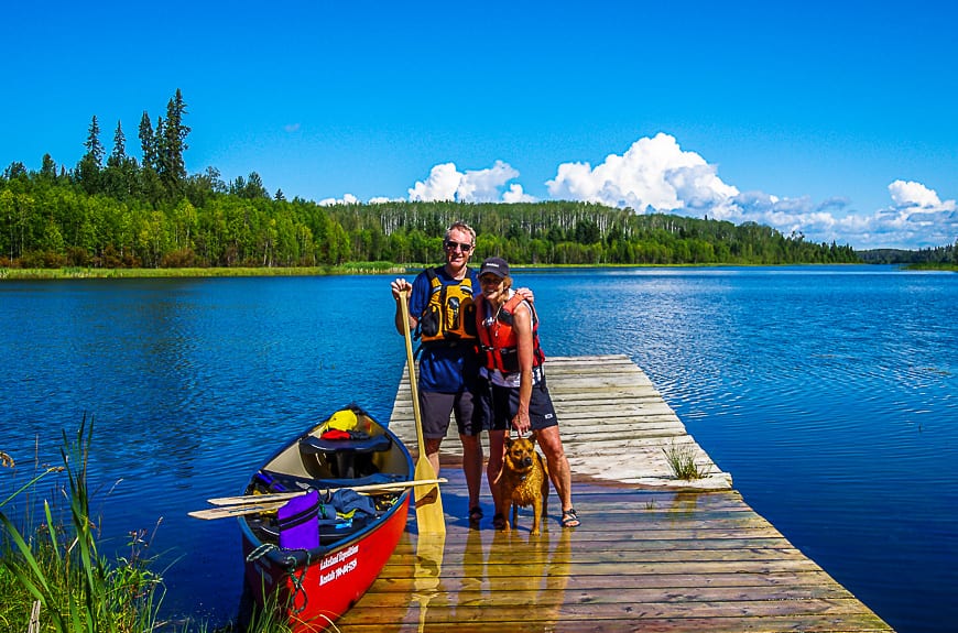 One of the family-friendly places to paddle in Alberta