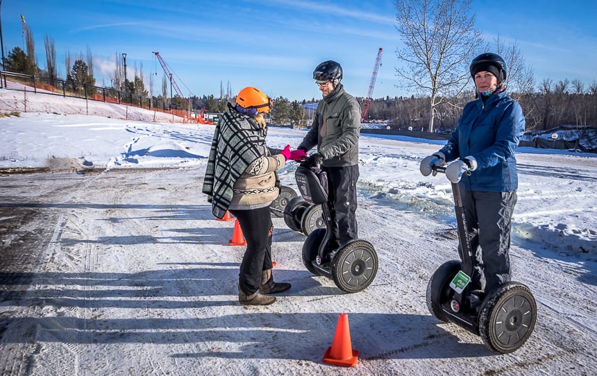 Getting schooled in the art of driving a Segway