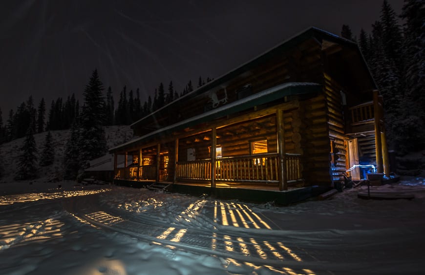 If you're lucky you may see the Northern Lights dance above the lodge