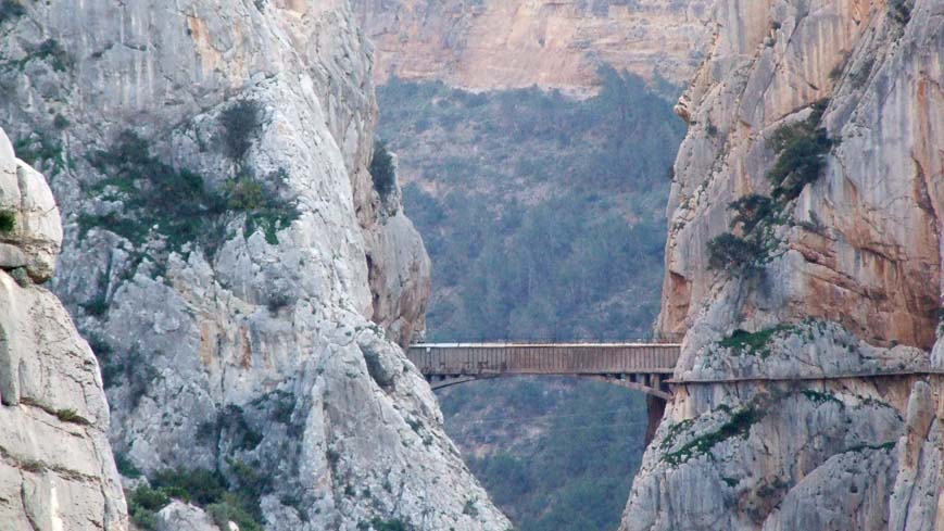 The Camino del Rey Bridge