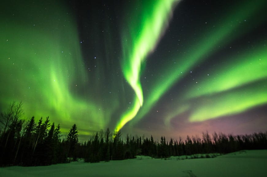 We had a stunning Northern Lights display over Fort McMurray for three hours