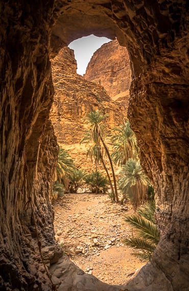  Looking out towards the canyon from the rock tunnel