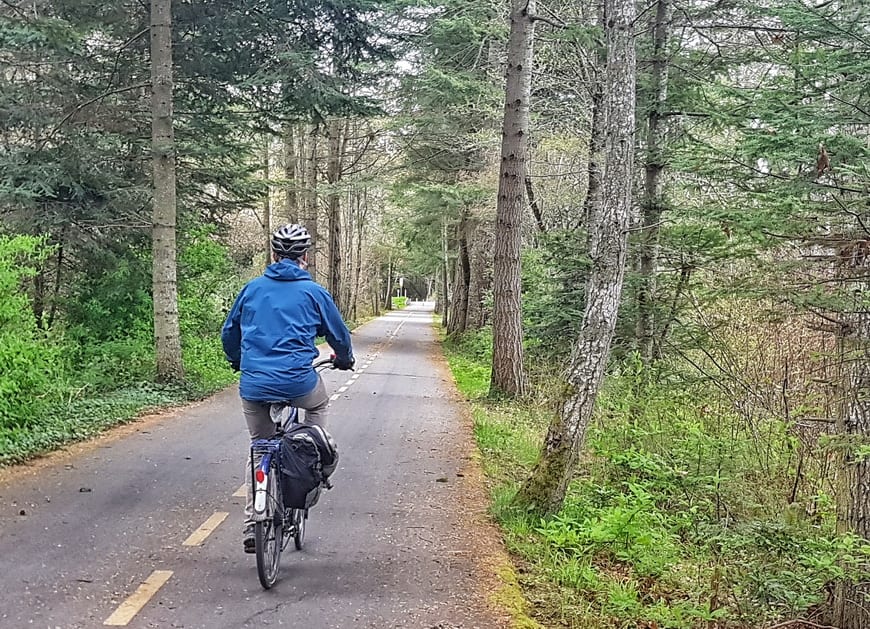 Glorious quiet sections along portions of the Galloping Goose Trail