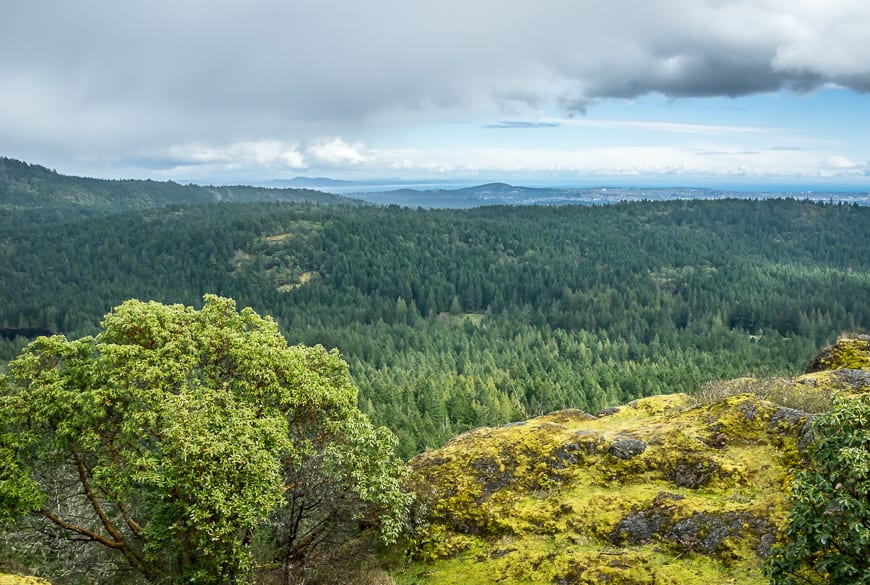 Views over to the Olympic Peninsula