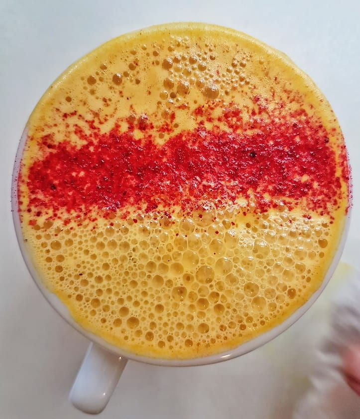 Had to try a drink with turmeric - the spice that's all the rage