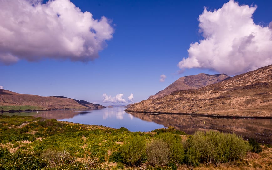 We drove past Killary Fjord to reach the trailhead