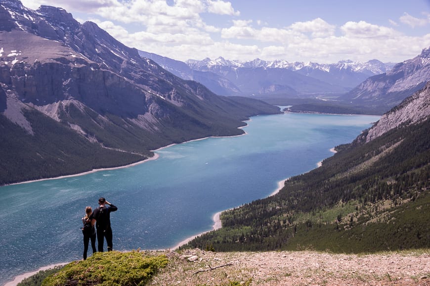  You can see the town of Banff from Aylmer Lookout