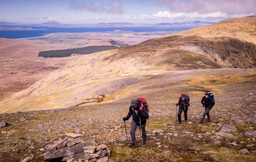 Still plodding but the pace quickens when you can taste the summit