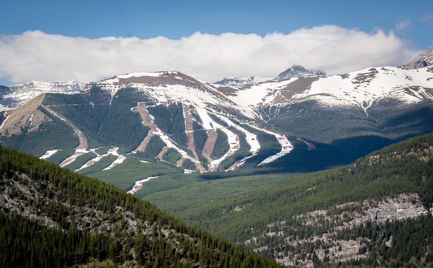  You can see the Nakiska Ski Resort in short order