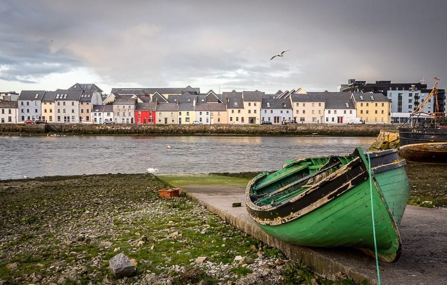 Looking across to Galway's picturesque Long Walk