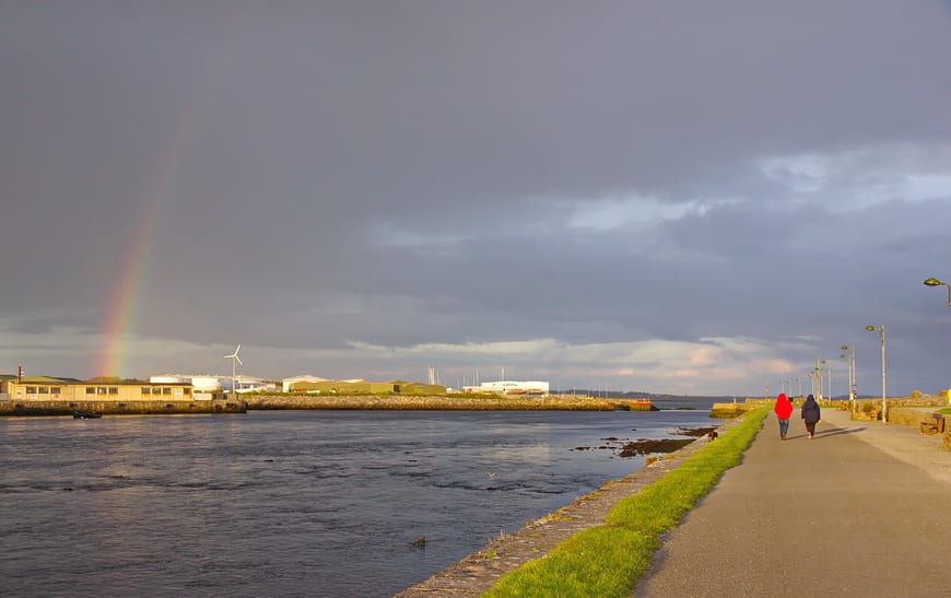 Walk to the end of the quay for great views