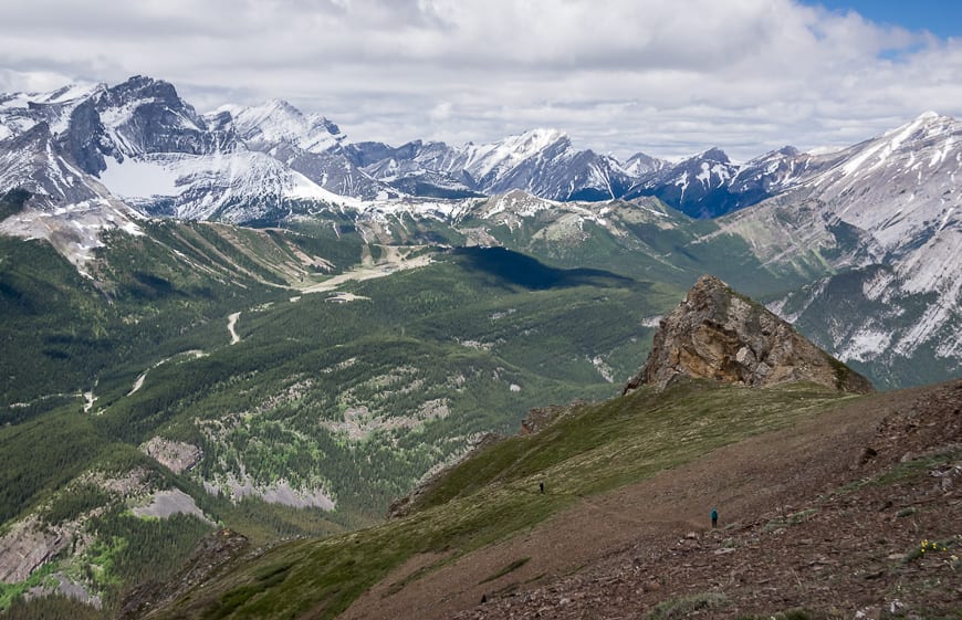 Expansive views of Highway 40 and beyond on the Opal Ridge south hike