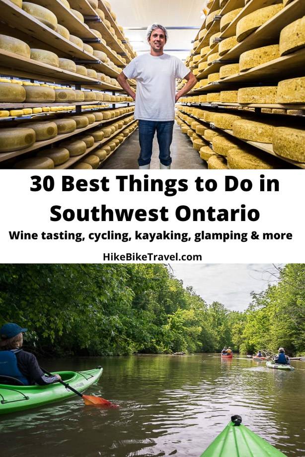 30 of the best things to do in southwest Ontario including wine tasting, kayaking, cycling, glamping & more
