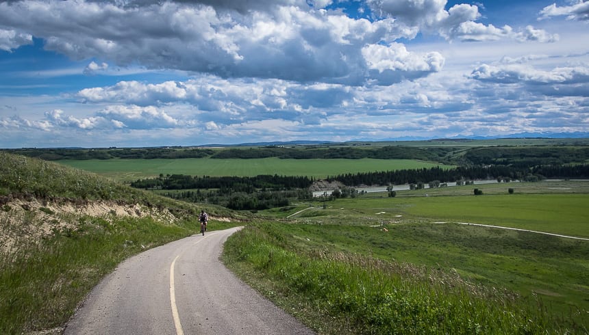 Biking the Glenbow Ranch trails