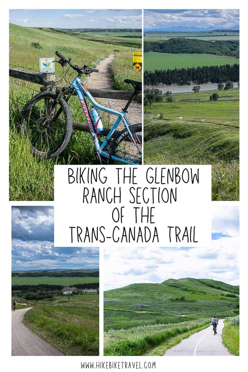 Biking the Glenbow Ranch section of the Trans-Canada Trail