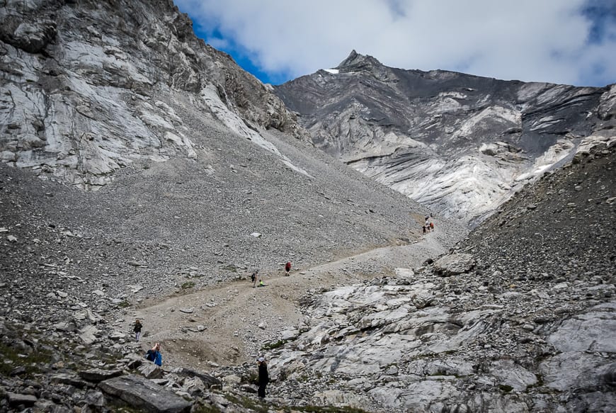 The optional part of the Ptarmigan Cirque hike gets you into a world of rock