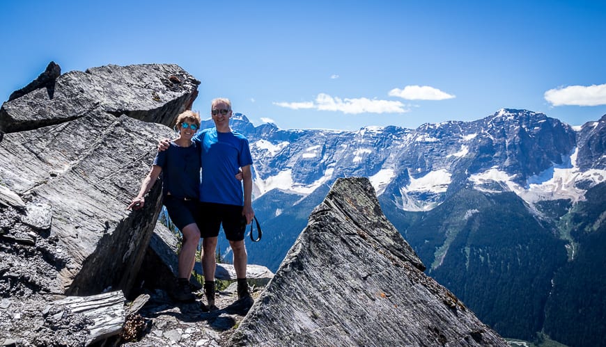 Our backdrop - Glacier National Park