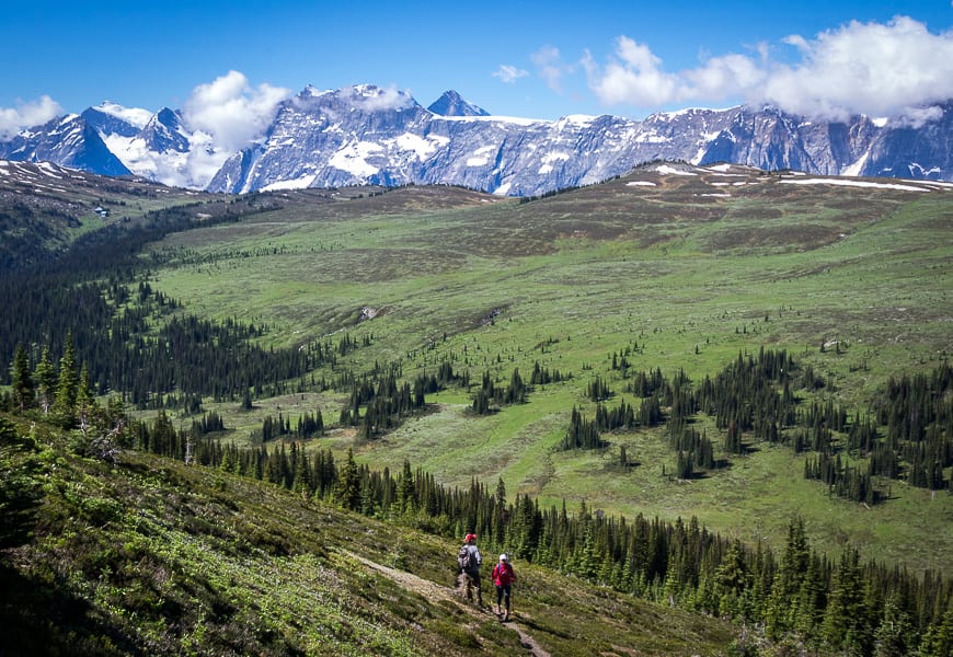 A moderate climb up Copperstain - a mountain