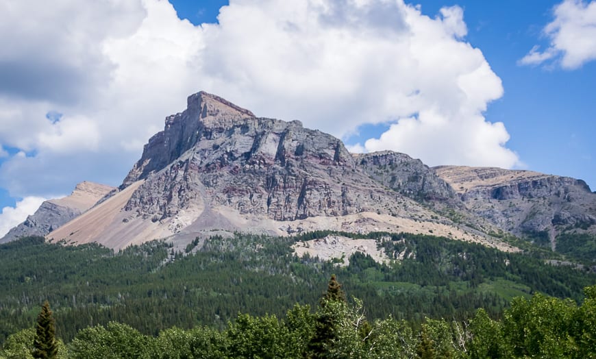  Table Mountain view from one of the roads near the campground