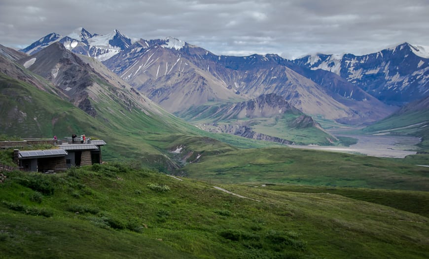 The view from the Eielson Visitor Center