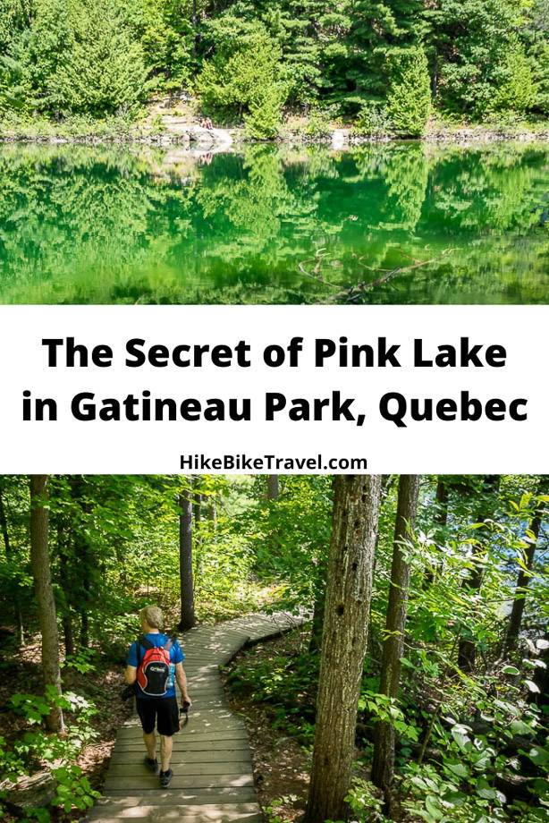 The secret of Pink Lake in Gatineau Park, Quebec - along with a hiking description