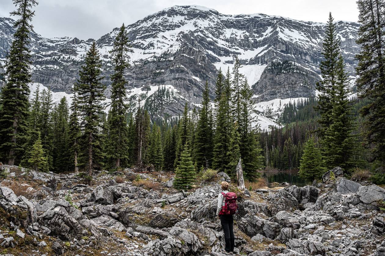 The Black Prince Cirque hike in June is wetter and snowier